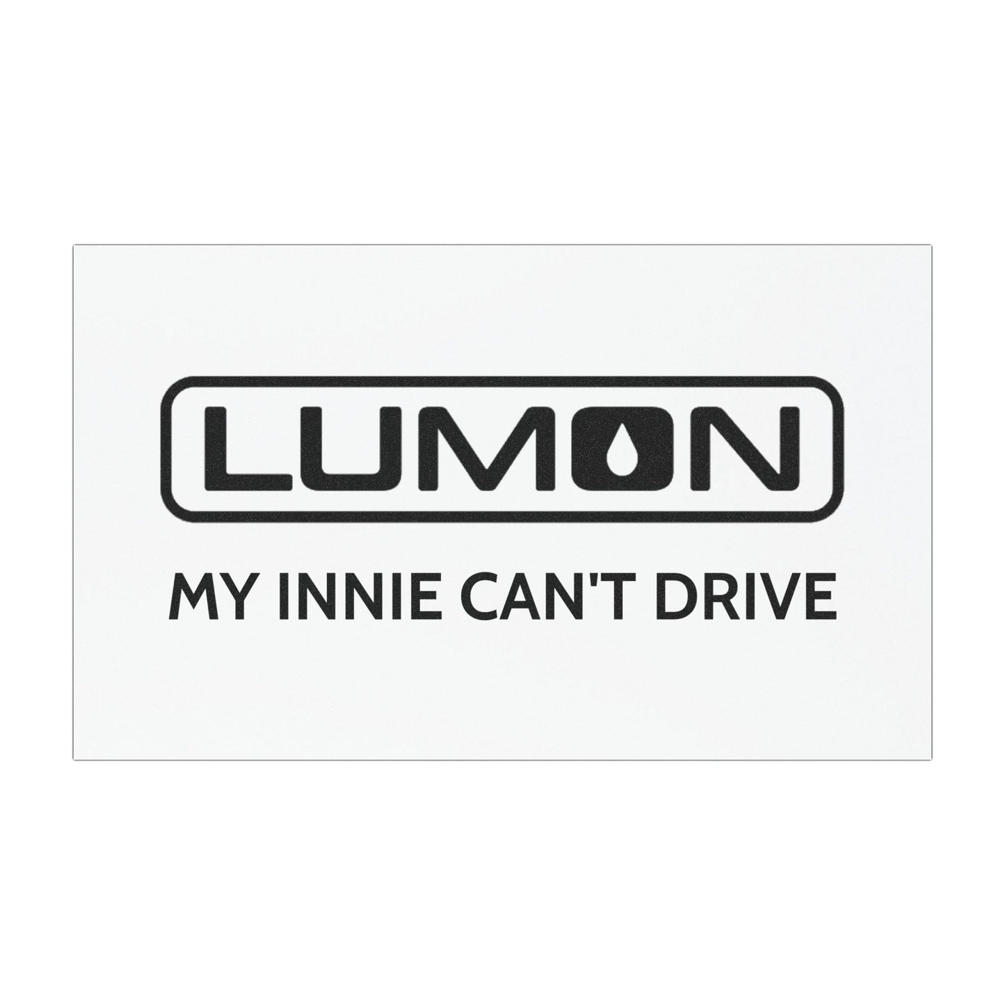 Lumon - Innie Can't Drive Car Magnet